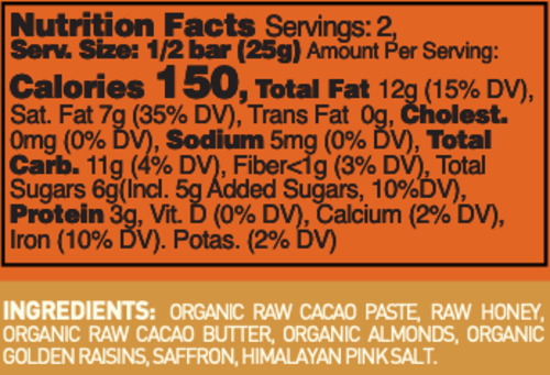 Golden Raisins & Almonds with Saffron - Pack of 3